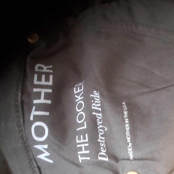 MOTHER The Looker Denim Jeans in Destroyed Ride. - Picture 8 of 16